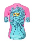 RIVANELLE Kurzarm Fahrradtrikot - MEDUSA - Rosa/Türkis