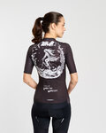 RIVANELLE Kurzarm Fahrradtrikot - MOONLIGHT - Schwarz/Weiß