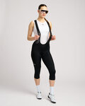 RIVANELLE 3/4 lange Fahrradhose mit Träger  - ELITE 3/4 LADY  - Schwarz