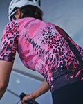 RIVANELLE Kurzarm Fahrradtrikot - ROSESCAPE - Lila/Schwarz