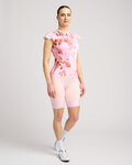 RIVANELLE Kurzarm Fahrradtrikot - MISS FLOWERY - Rosa
