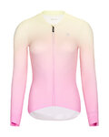 RIVANELLE Langarm Fahrradtrikot für den Sommer - ELEVATE - Rosa/mehrfarbig