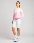 RIVANELLE Langarm Fahrradtrikot für den Sommer - ELEVATE - Rosa/mehrfarbig