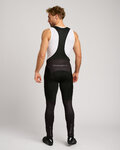 BONAVELO Lange Fahrradhose mit Trägern - TEAM - Schwarz