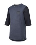IXS Trikot mit 3/4 Ärmeln - CARVE X 3/4 - Blau/Schwarz