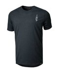 IXS Kurzarm Fahrrad-Shirt - FLOW 1.0 TECH TEE - Schwarz
