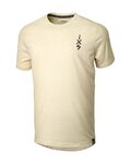 IXS Kurzarm Fahrrad-Shirt - FLOW 1.0 TECH TEE - Beige