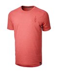 IXS Kurzarm Fahrrad-Shirt - KIDS FLOW 1.0 TECH TEE  - Rot