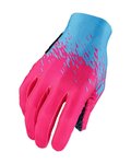 SUPACAZ Langfinger-Fahrradhandschuhe - SUPAG - Blau/Rosa