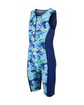 ZONE3 Fahrrad-Unteranzug - KID'S DIGITAL PRINT TRISUIT  - Blau