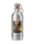 ELITE Fahrrad-Wasserflasche - FĽAŠA EROICA 600 BICILETTE MILANO - Silber