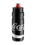 ELITE Fahrrad-Wasserflasche - FLY 750 COCA COLA - Schwarz
