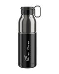 ELITE Fahrrad-Wasserflasche - MIA THERMO 550 - Schwarz/Silber