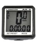 LONGUS Fahrradcomputer - CYKLO COMPUTER AX-3 - Schwarz