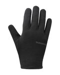 SHIMANO Langfinger-Fahrradhandschuhe - LIGHT THERMAL - Schwarz