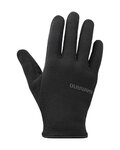 SHIMANO Langfinger-Fahrradhandschuhe - LIGHT THERMAL - Schwarz