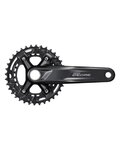 SHIMANO Kurbeln und Kettenblätter - DEORE M4100 175mm 36/26 - Schwarz