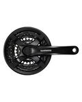 SHIMANO Kurbeln und Kettenblätter - TOURNEY TY501 170mm 48/38/28 - Schwarz
