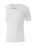 SHIMANO Kurzarm Fahrrad-Shirt - VERTEX SS - Weiß