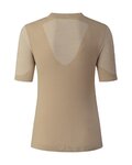 SHIMANO Kurzarm Fahrrad-Shirt - VERTEX SS - Beige