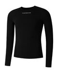 SHIMANO Langarm Fahrrad-Shirt - VERTEX LONG - Schwarz