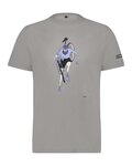 SHIMANO Kurzarm Fahrrad-Shirt - SENTIERO LTD - Grau