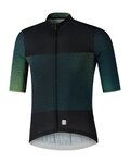 SHIMANO Kurzarm Fahrradtrikot - BREAKAWAY - Grün/Schwarz