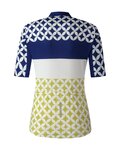 SHIMANO Kurzarm Fahrradtrikot - MIZUKI - Weiß/Blau
