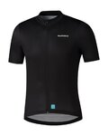 SHIMANO Kurzarm Fahrradtrikot - ELEMENT - Schwarz