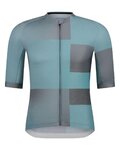 SHIMANO Kurzarm Fahrradtrikot - VELOCE - Hellblau
