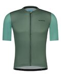 SHIMANO Kurzarm Fahrradtrikot - ARIA - Grün
