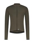 SHIMANO Langarm Fahrradtrikot für den Sommer - VERTEX THERMAL LONG - Grün