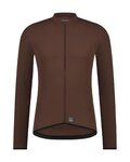 SHIMANO Langarm Fahrradtrikot für den Sommer - VERTEX THERMAL LONG - Braun