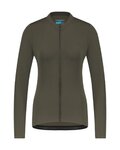 SHIMANO Langarm Fahrradtrikot für den Winter - KAEDE THERMAL LONG - Grau