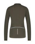 SHIMANO Langarm Fahrradtrikot für den Winter - KAEDE THERMAL LONG - Grau