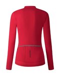 SHIMANO Langarm Fahrradtrikot für den Winter - KAEDE THERMAL LONG - Rosa