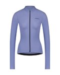 SHIMANO Langarm Fahrradtrikot für den Winter - ELEMENT LONG - Lila