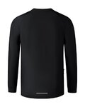 SHIMANO Langarm Fahrradtrikot für den Sommer - MYOKO LONG WARM - Schwarz