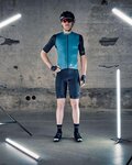SHIMANO Kurze Fahrradhose mit Trägern - EVOLVE PERFORMANTE - Schwarz