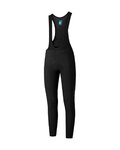 SHIMANO Lange Fahrradhose mit Trägern - ELEMENT CYC - Schwarz