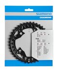 SHIMANO Kettenblatt - SLX M672/622/612 40 - Schwarz