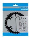 SHIMANO Kettenblatt - STEPS SM-CRE80 38 - Schwarz