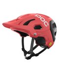 POC Fahrradhelm - TECTAL RACE MIPS - Rot/Schwarz