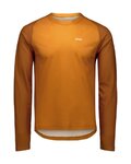 POC Langarm Fahrradtrikot für den Sommer - MOTION AIR L/S - Braun
