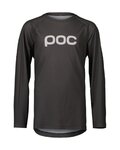 POC Langarm Fahrradtrikot für den Sommer - ESSENTIAL MTB - Grau