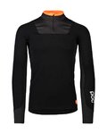 POC Langarm Fahrrad-Shirt - RESISTANCE LAYER JERSEY - Orange/Schwarz