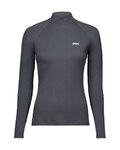 POC Langarm Fahrrad-Shirt - MOCK NECK JERSEY W - Grau
