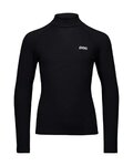 POC Langarm Fahrrad-Shirt - MOCK NECK JERSEY Y - Schwarz