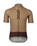 POC Kurzarm Fahrradtrikot - ESSENTIAL ROAD - Braun