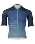 POC Kurzarm Fahrradtrikot - PRISTINE PRINT - Blau